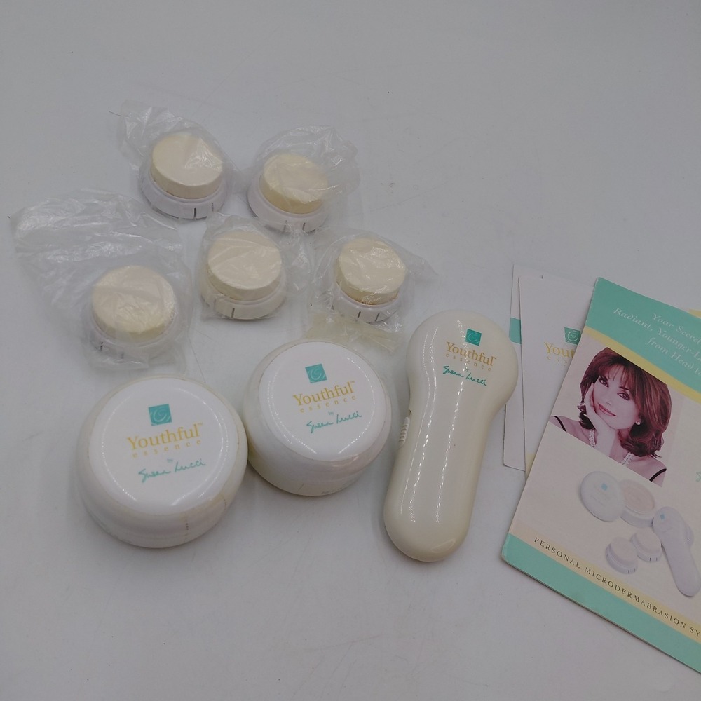 Youthful Essence By Susan Lucci Lot 2 Resurfacing Cream 2.5 oz + Pads Wand Works